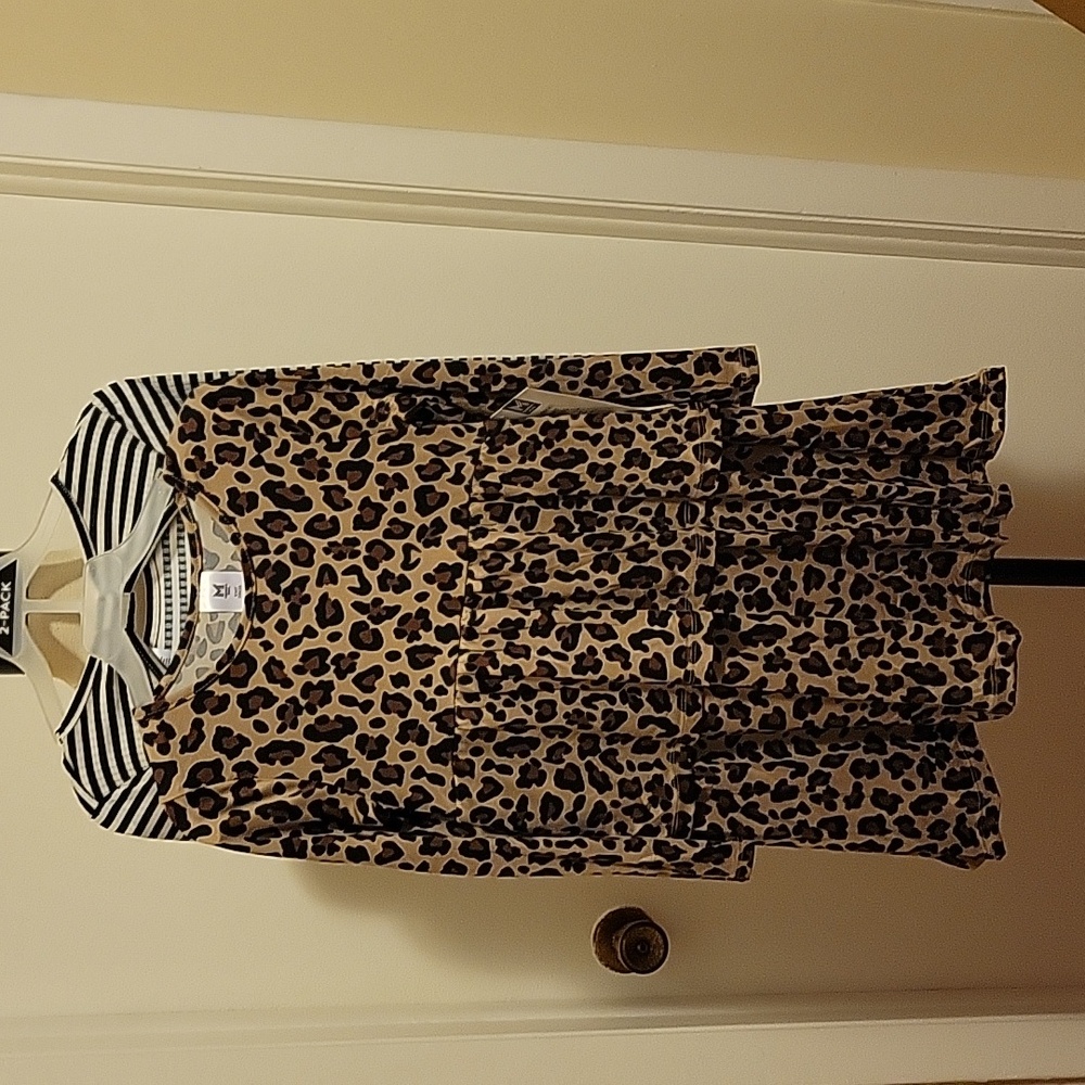 NWT: 2 Members Mark Long Sleeve Knit Dresses